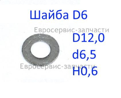 Шайба плоская