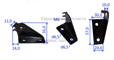 Кронштейн крепления ролика (1)