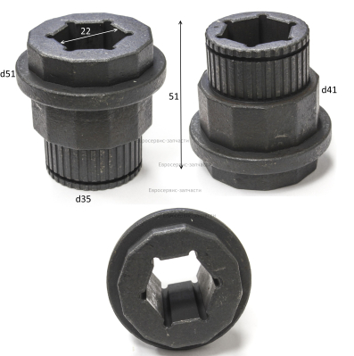 Втулка корпуса колеса фрикциона