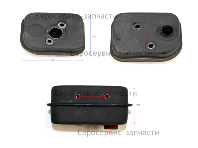 Глушитель  К 6500L (E1601.008.00), К 6500LE (E1601.009.00)