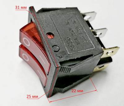 Выключатель 250V 15A для АСПТ-2000(3) ZHOW