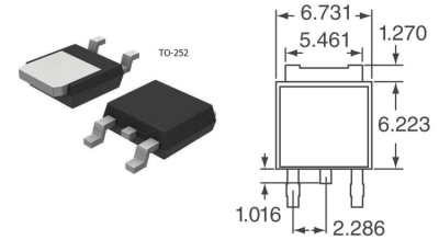Стабилизатор напряжения L78M05 smd DPAK 30612052