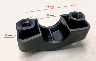 Кронштейн крепления барабана (левый) для W135-AR(4) HUX