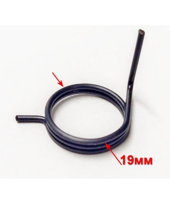 Пружина 1,2х19х4мм возвратная рычага для ELM-1000, 1100, 32, 11А32, 1300/33(7) HTT