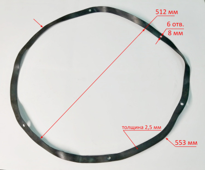 Прокладка барабана для БМ-125(11) EVL