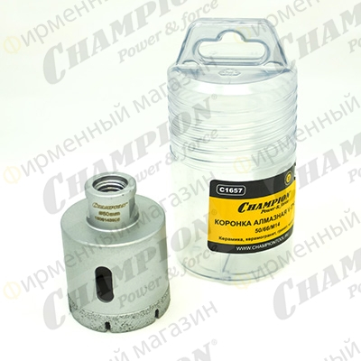Коронка алмазная CHAMPION 50/66/М14 V-tech