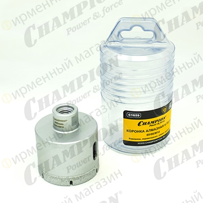 Коронка алмазная CHAMPION 60/66/М14 V-tech