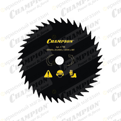 Нож Champion с  остроугольными зубцами 40/255/25,4