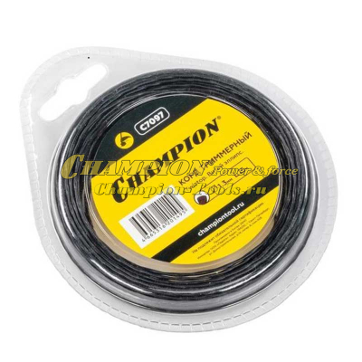 Леска для триммера Champion Ellipse Twist 2,4мм x 12м