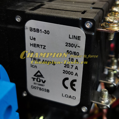 Выключатель сети GG7501E-3 18A