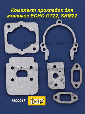 Набор прокладок GT-22GES, SRM-22GES, CHAMPION(IGP) 1600017