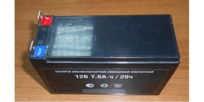 Аккумуляторная батарея Pb 12VDC 7.5Aч/20ч