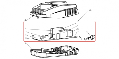 Импульсное зарядное устройство 12-18В 2А