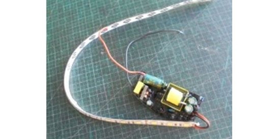 Блок электронный питания подсветки с лентой подсветки в сборе #