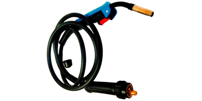 Горелка сварочная для полуавтомата (разъем 10-25 10A) 15AK D0.8-1мм 3м