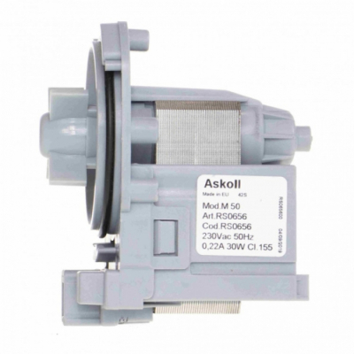 Помпа 30W, Askoll, без улитки, на 3 защелках, клеммы спереди вместе, 220V