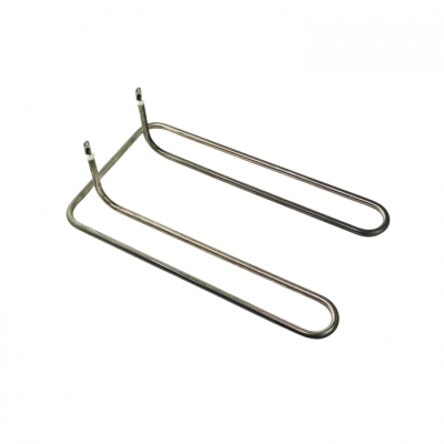 ТЭН 1400W, нерж, D8мм, 184х327х100мм, клеммы под винт М4, КЭТ-0,12, Abat, 220V