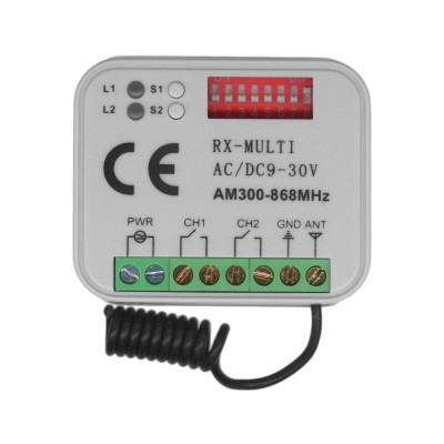 Приемник мультичастотный RX-MULTI 300-868MHz AC/DC9-30v