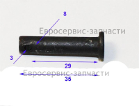 Палец стопорный  M8х35 801085 КБ 4 (Е1603.001.00)