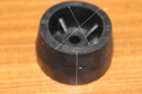 Ножка резиновая OW-BA24-053 AC 300 24(W0503.001.00)