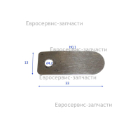 Пластина выпускного клапана ALD-9L-028 КПБ 200/8М-В