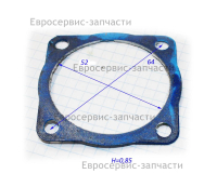 Прокладка крышки подшипника. D.01.10.W015. КПР 360, аналог 0702.034400