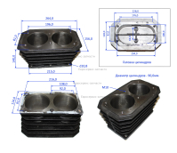 Блок цилиндров D90 КПР 200/900/5.5