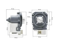 Помпа (сливной насос) 30W для стиральной машины Bosch, 9011175