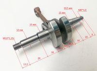 Коленвал для GS-4516, BS-45(M)(22)TPW,52(40)SAF,GS-4516,5220(47) Eurolux OOY