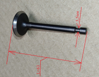 Клапан впускной GLM-5.0SP/ST,460ST,6.0SP/ST,530SX,КР-6.0БТ(23) c DJP012,GMC-5.0(23) c DJP011
