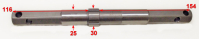 Ось для МК-8000(3) HUC, 8000(15) HFC, 8000М(18) SEC