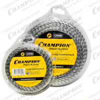 Корд триммерный Champion Tri-twist 3.0мм*50м (витой треугольник)+нож