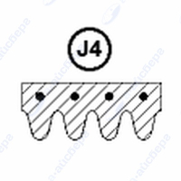 Ремень 1168 J4 Whirlpool 481935810044  1.11.000.36