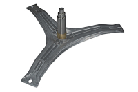 Крестовина барабана стиральной машины Bosch, лучи 23,5 см, вал 12 см, d-30 мм, крепление под болт, код 00684101. Малая посадка.