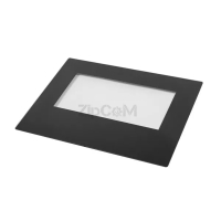 Внутреннее стекло двери с кронштейнами для духовки Ariston C00142660