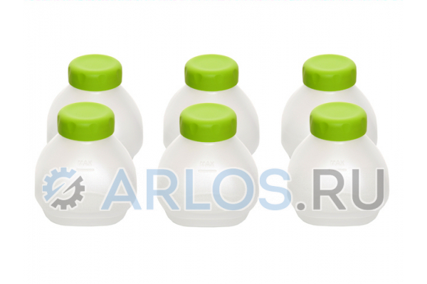 Набор бутылочек (стаканов) для йогуртницы Tefal XF102032 (6шт.)