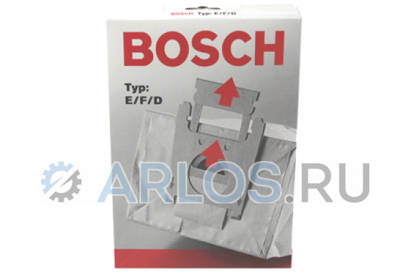 Мешок бумажный Type E/F/D BBZ24AF для пылесоса Bosch, Siemens 461408
