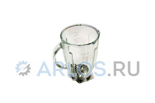 Чаша (емкость, кувшин) стеклянная блендера Bosch 1750ml 497256