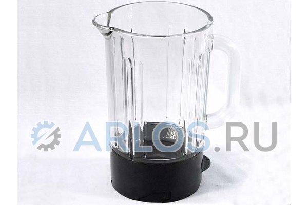 Чаша (емкость, кувшин) стеклянная блендера для кухонного комбайна Kenwood 1500ml KW712610
