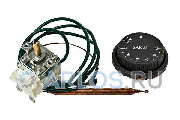 Терморегулятор для бойлера WYF75B 10-75*C 250V 16A L=1090mm Sanal